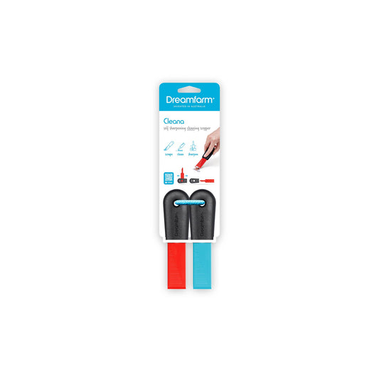 Cleana - Self Sharpening & Cleaning Scraper - Set of 2