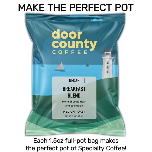 Breakfast Blend DECAF Medium Roast Ground, 1.5oz,